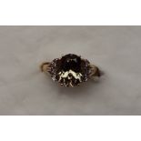 Gemporia - An 18ct gold csarite and diamond Lorique ring,