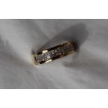 Gemporia - A 9ct gold Tomas Rae diamond ring,