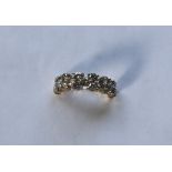 Gemporia - A 9ct gold Tomas Rae diamond ring, set with round cut diamonds totalling 1.