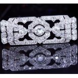 ART-DECO DIAMOND BROOCH