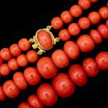 2-ROW CORAL NECKLACE