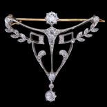 BELLE EPOQUE DIAMOND BROOCH