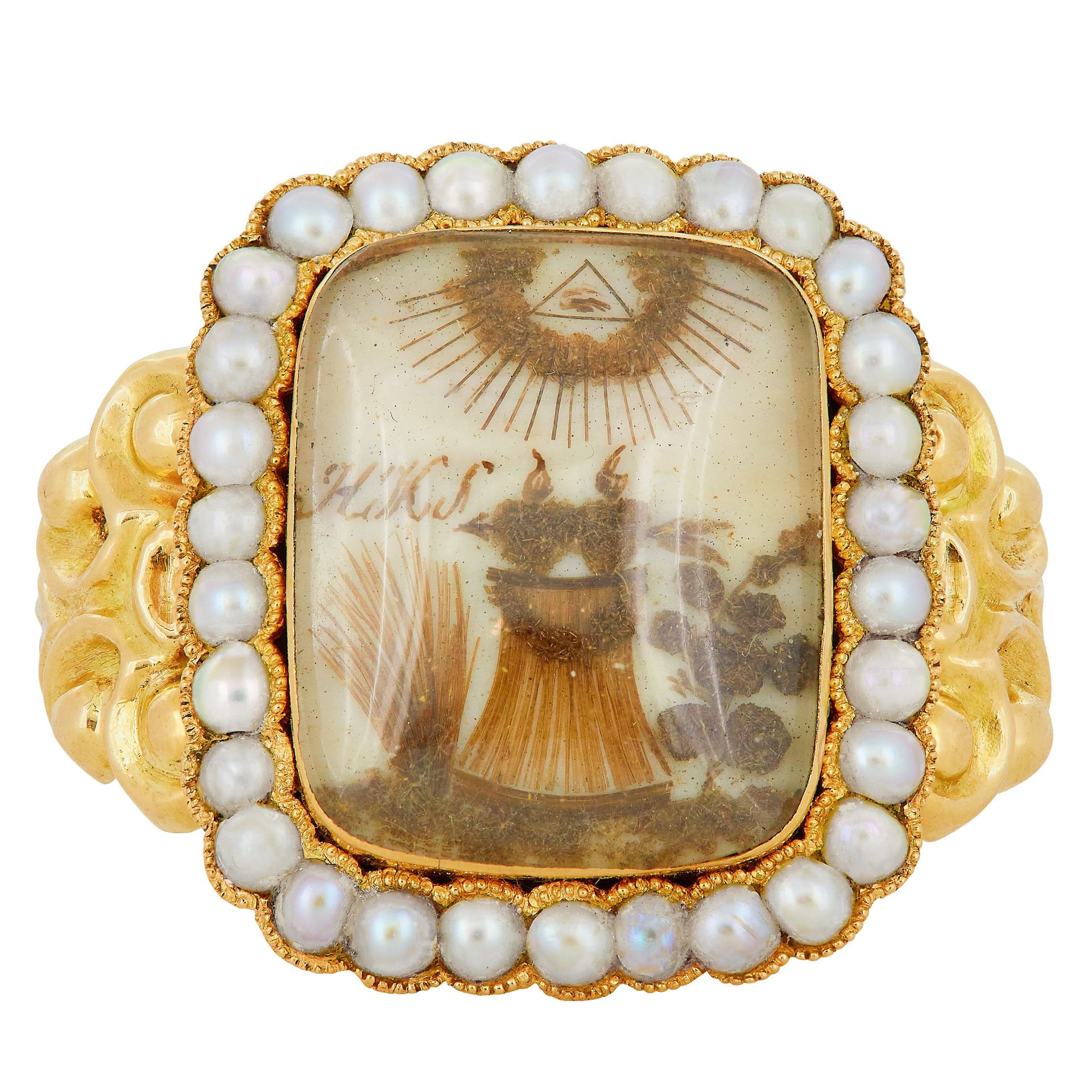 ANTIQUE VICTORIAN MEMORI RING