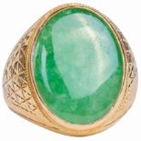 LARGE CHINESE JADE RING