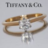 TIFFANY & CO, DIAMOND SOLITAIRE RING