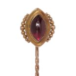 VICTORIAN GARNET TIE PIN