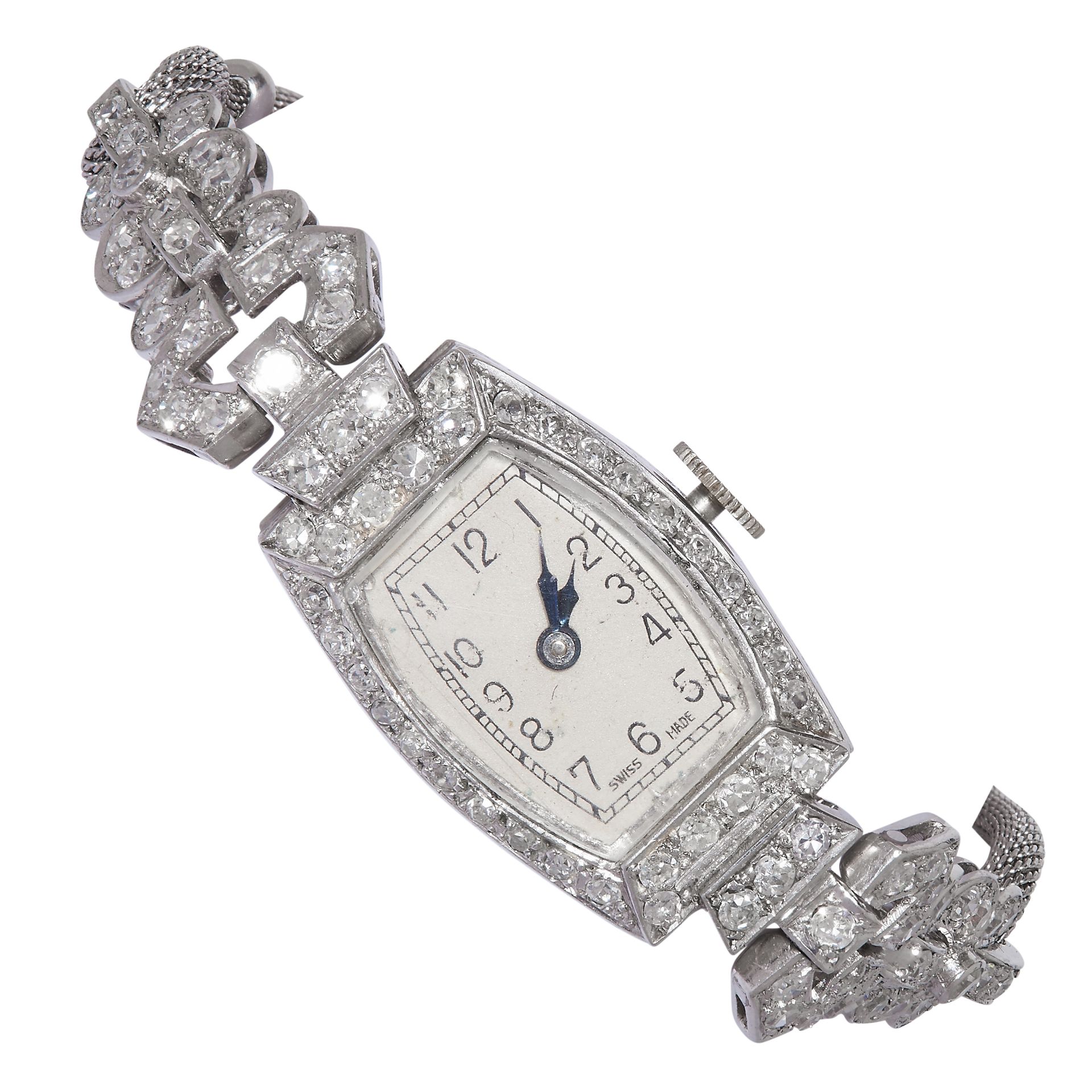 ART-DECO DIAMOND WRISTWATCH