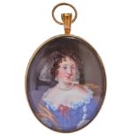 OVAL PORTRAIT MINIATURE PENDANT