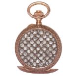 DIAMOND SET POCKET WATCH