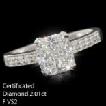 IMPORTANT DIAMOND SOLITAIRE RING