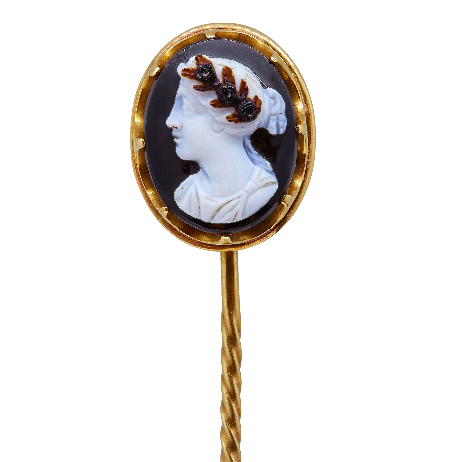 CAMEO TIE PIN