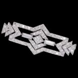 ART-DECO DIAMOND BROOCH