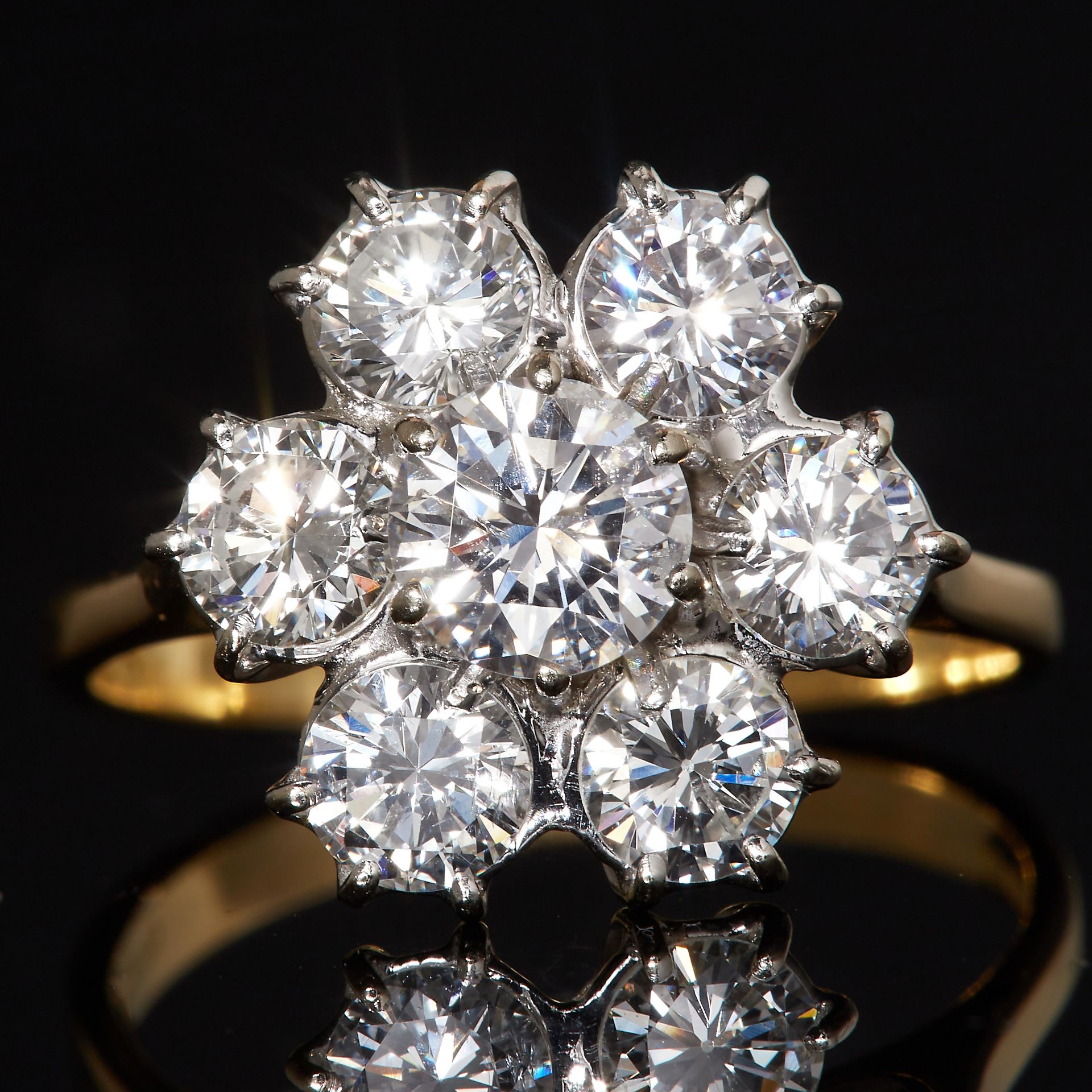 DIAMOND CLUSTER RING