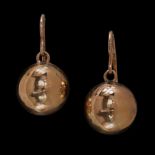 PAIR OF BALL DROP EARRINGS