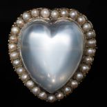 VICTORIAN MOONSTONE HEART PENDANT