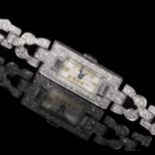 ART-DECO DIAMOND WRISTWATCH