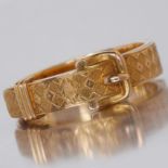 ANTIQUE BUCKLE MEMORI RING