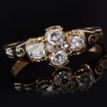 VICTORIAN DIAMOND MEMORI RING