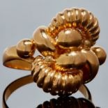 GOLD BOMBE RING