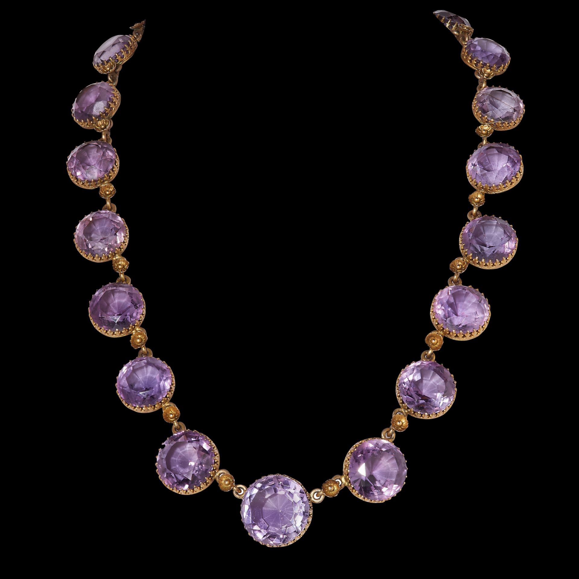 ANTIQUE AMETHYST NECKLACE