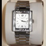 CHRISTIAN DIOR 'RIVA' DIAMOND WRISTWATCH