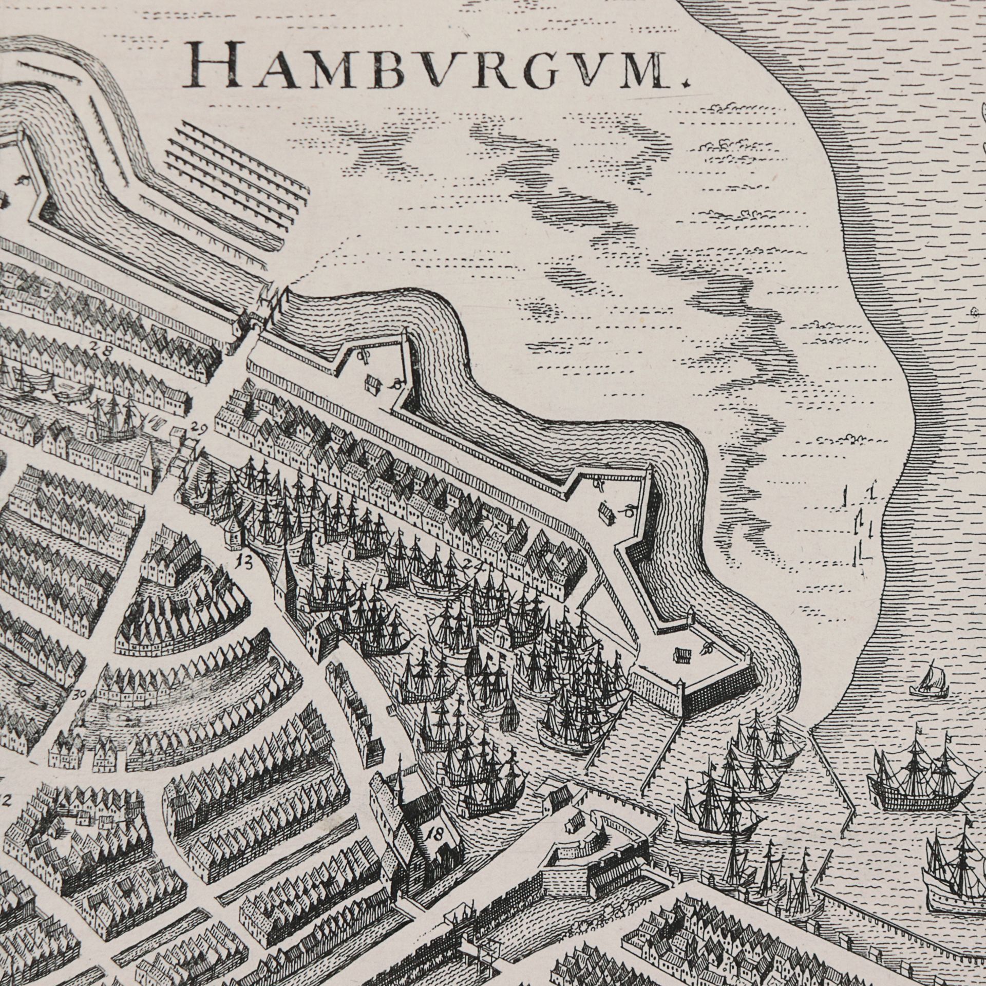 Hamburg - Vogelschauplan - Image 2 of 3