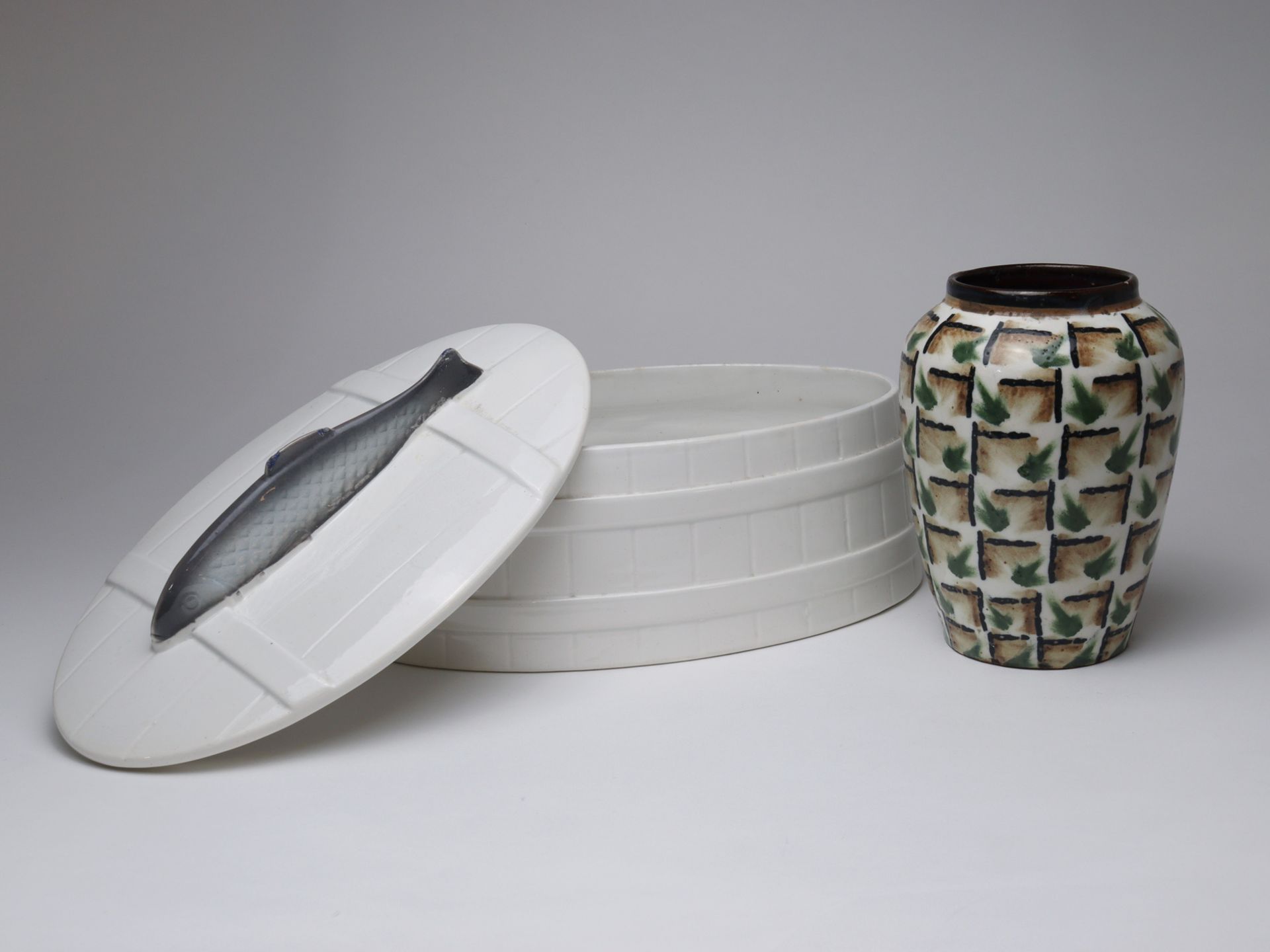 Keramik - Zwei Teile - Image 2 of 4