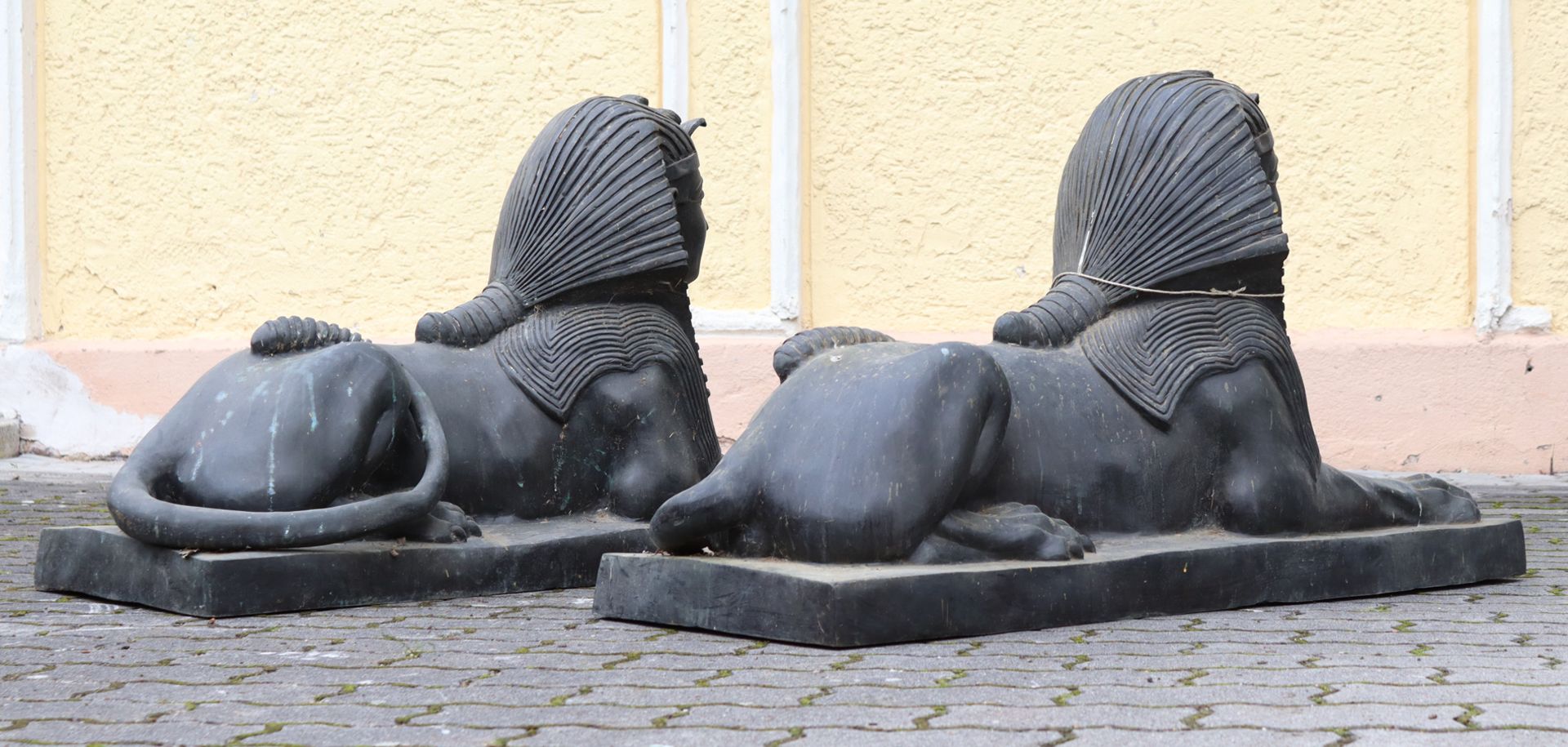 Gartenfiguren Paar Sphingen - Bild 5 aus 9