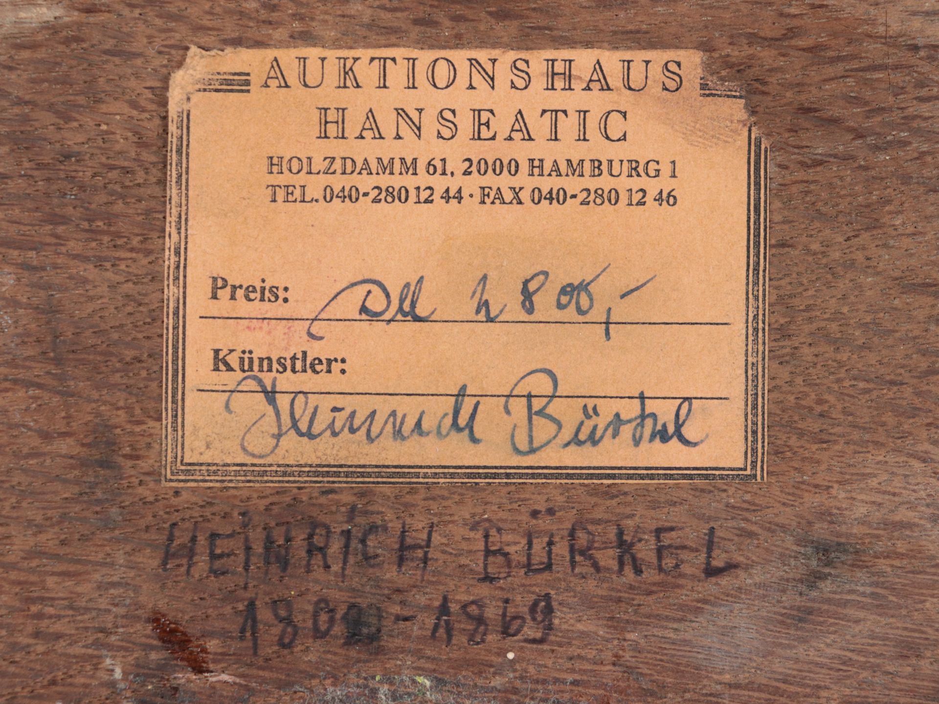 Bürkel, Heinrich attrib., - Bild 10 aus 10