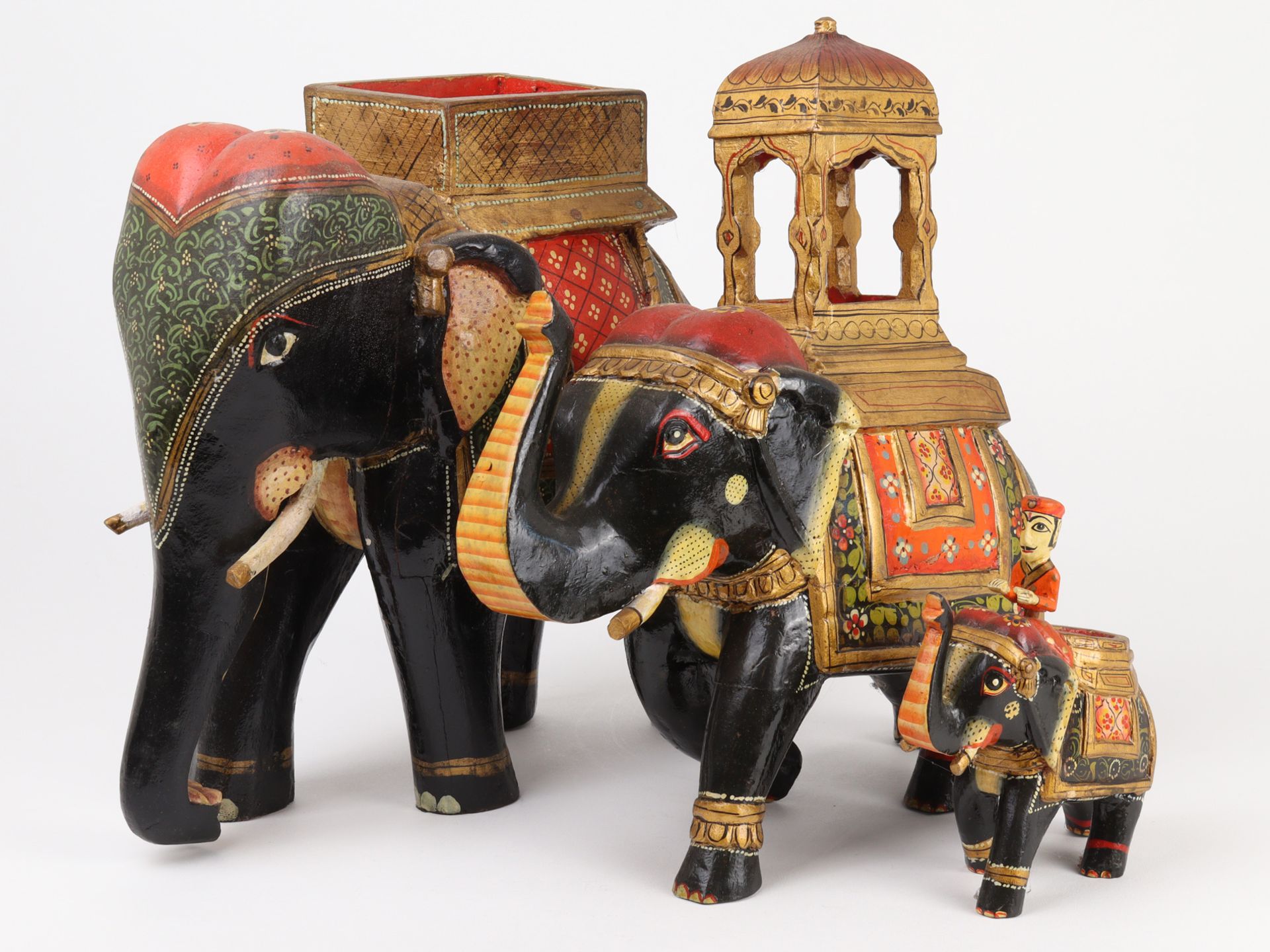 Holzfiguren - Elefanten