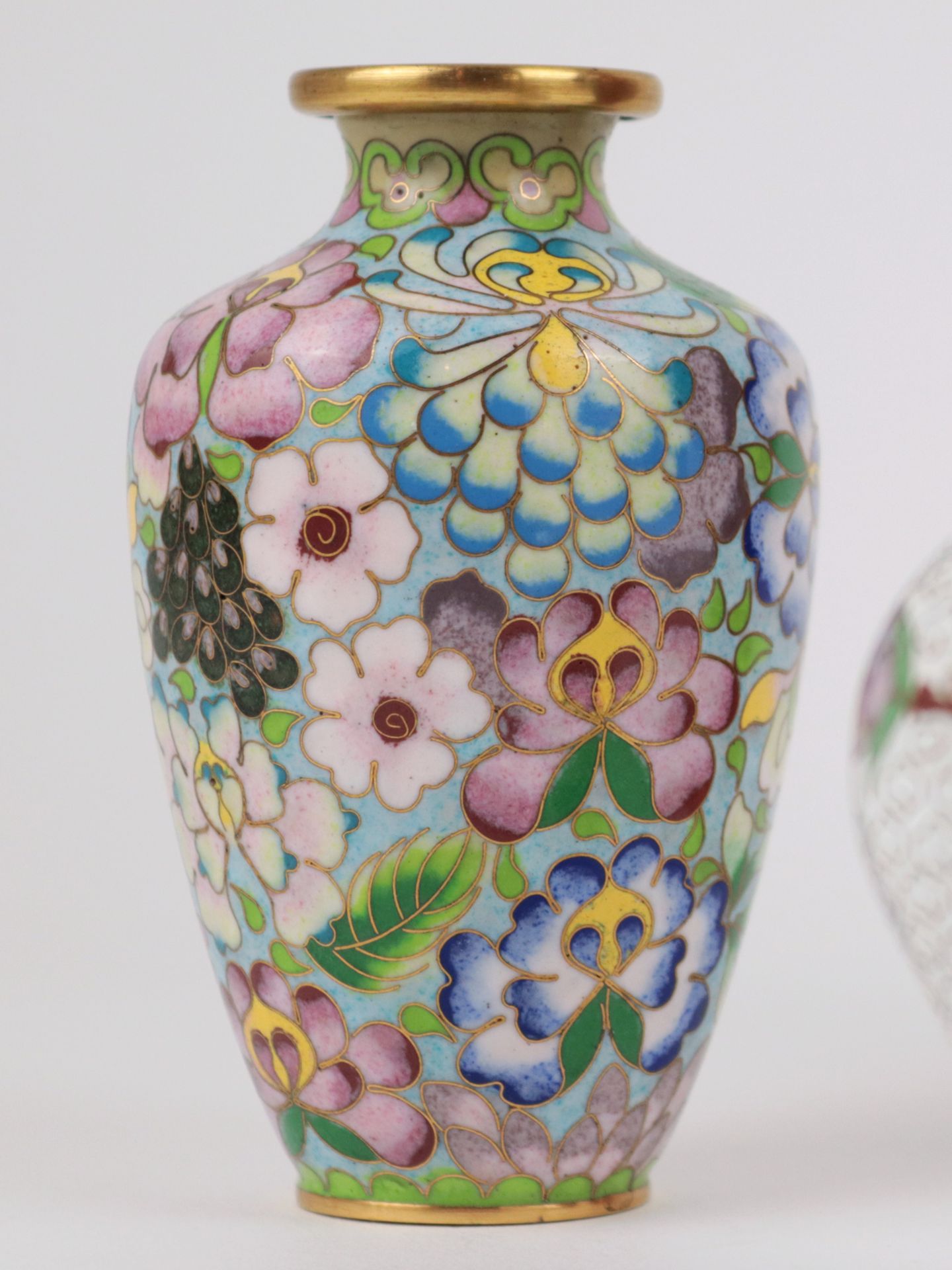 Cloisonné - Vasen - Bild 3 aus 4