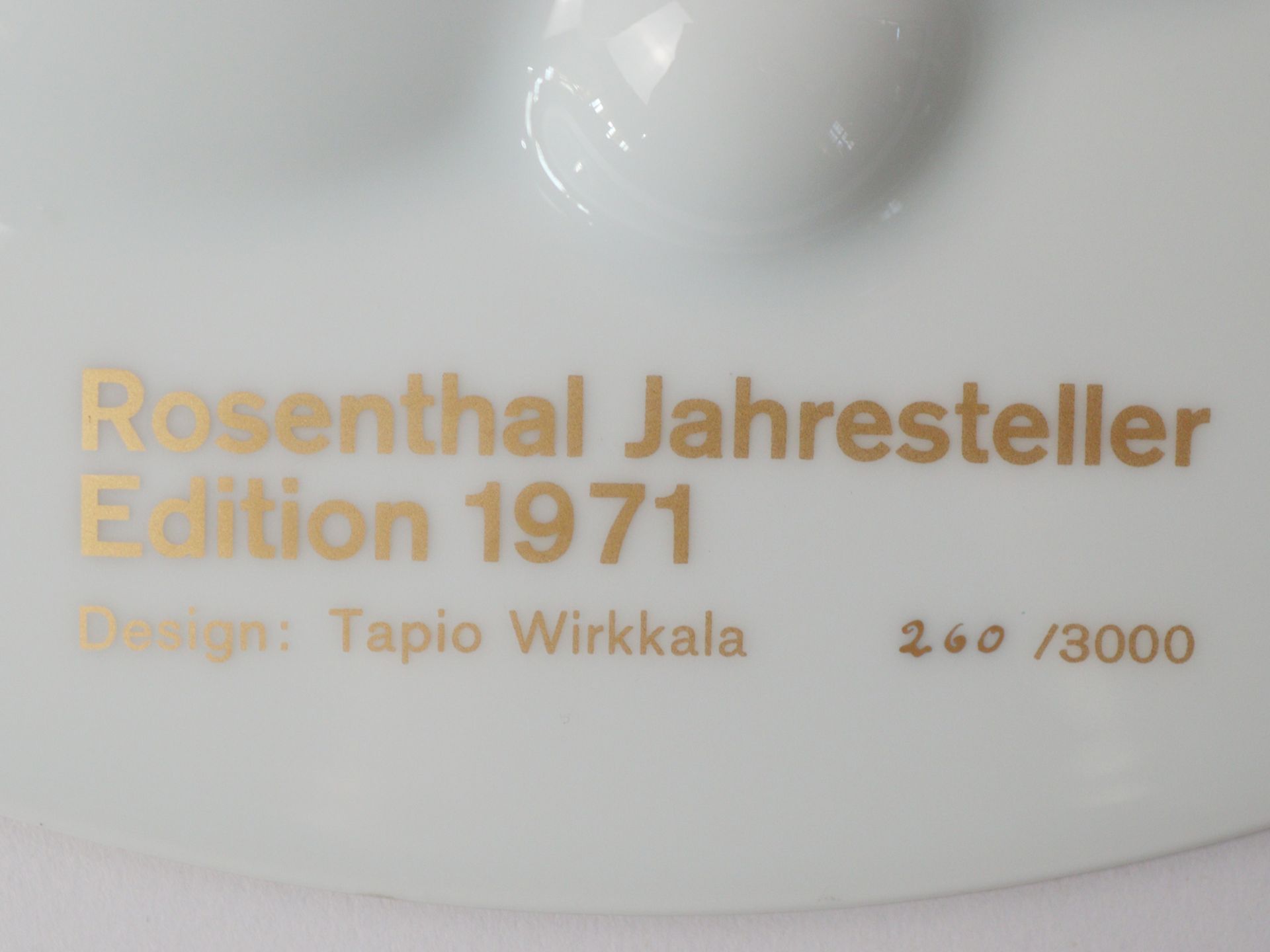 Rosenthal studio-linie - Jahresteller Tapio Wirkkala - Image 5 of 6