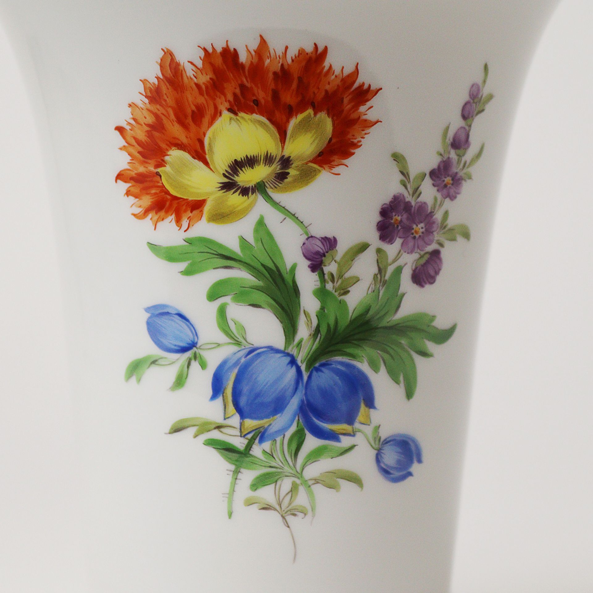 Meissen - "Blume drei" Trichtervase - Bild 3 aus 5