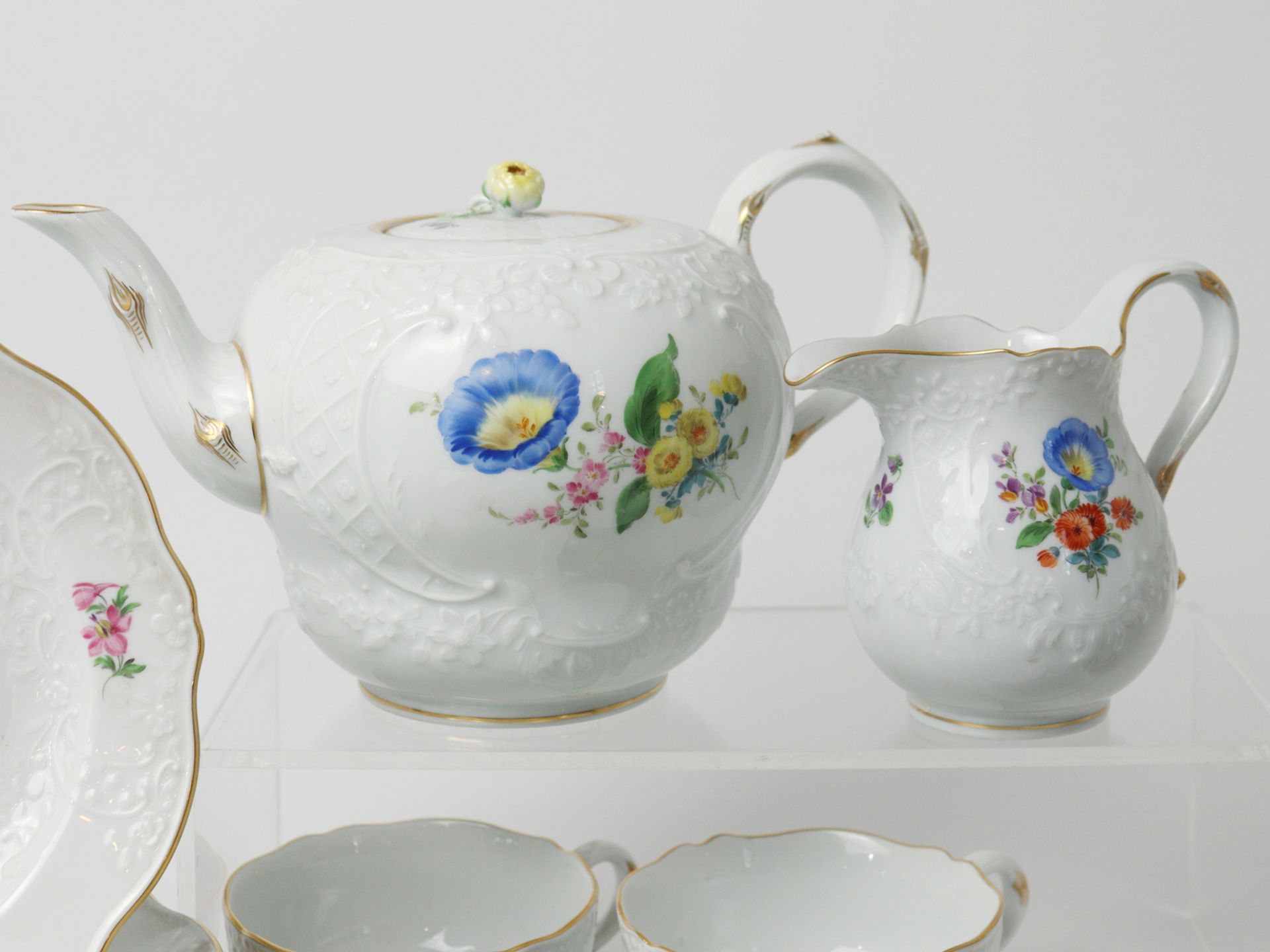 Meissen - "Deutsche Blume" Teeservice - Image 5 of 8