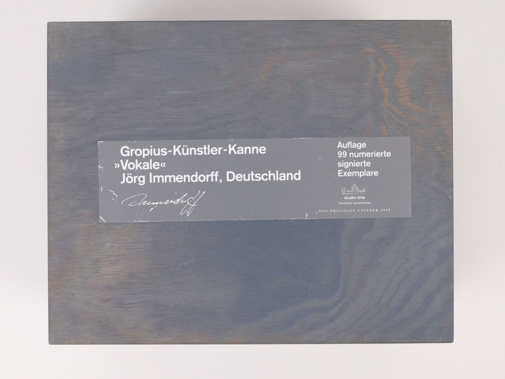 Rosenthal studio-linie - Gropius-Künstler-Kanne Jörg Immendorff - Image 8 of 12