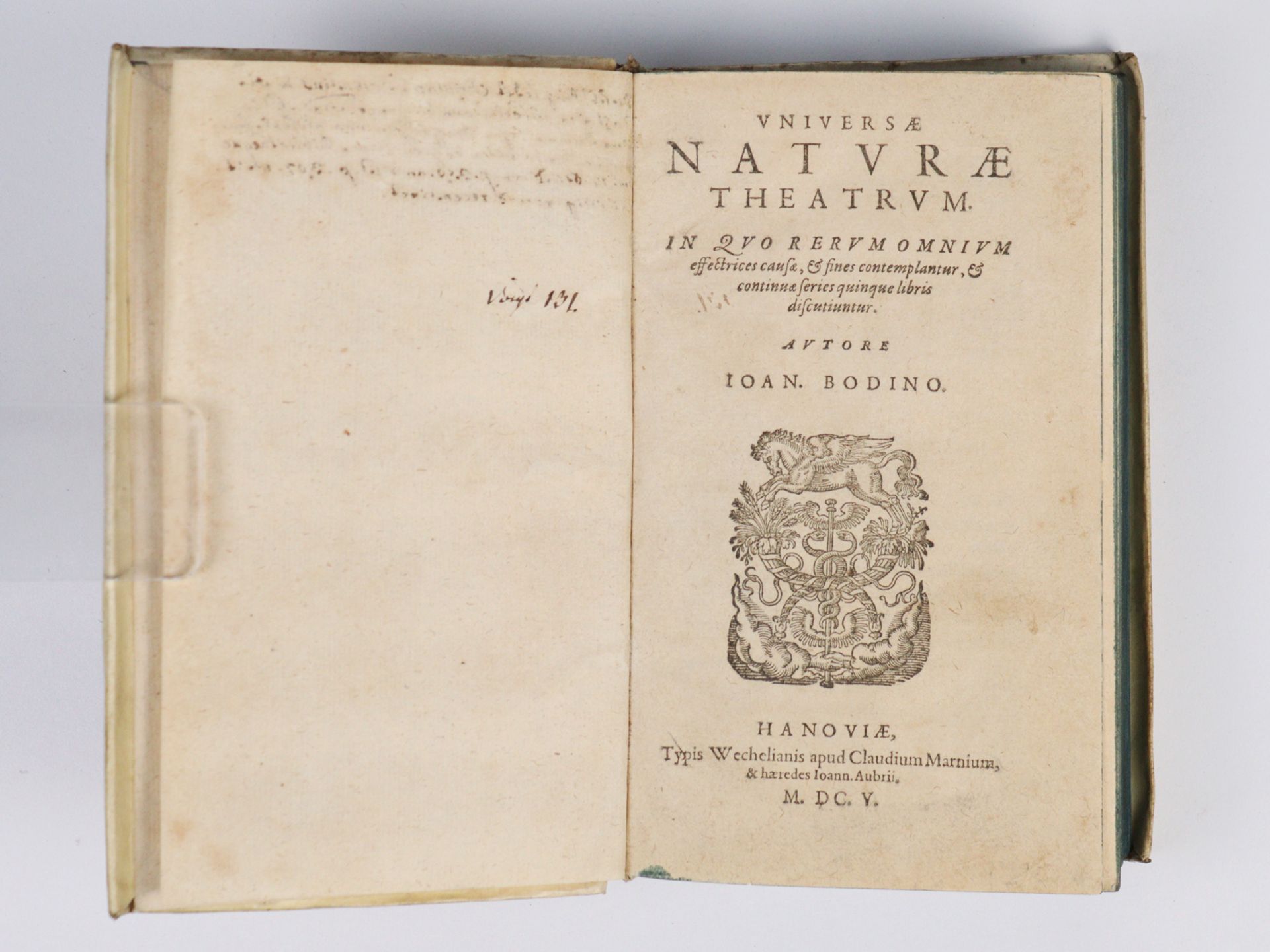Bodino, Ioan - Universae Naturae (1605) - Bild 5 aus 8