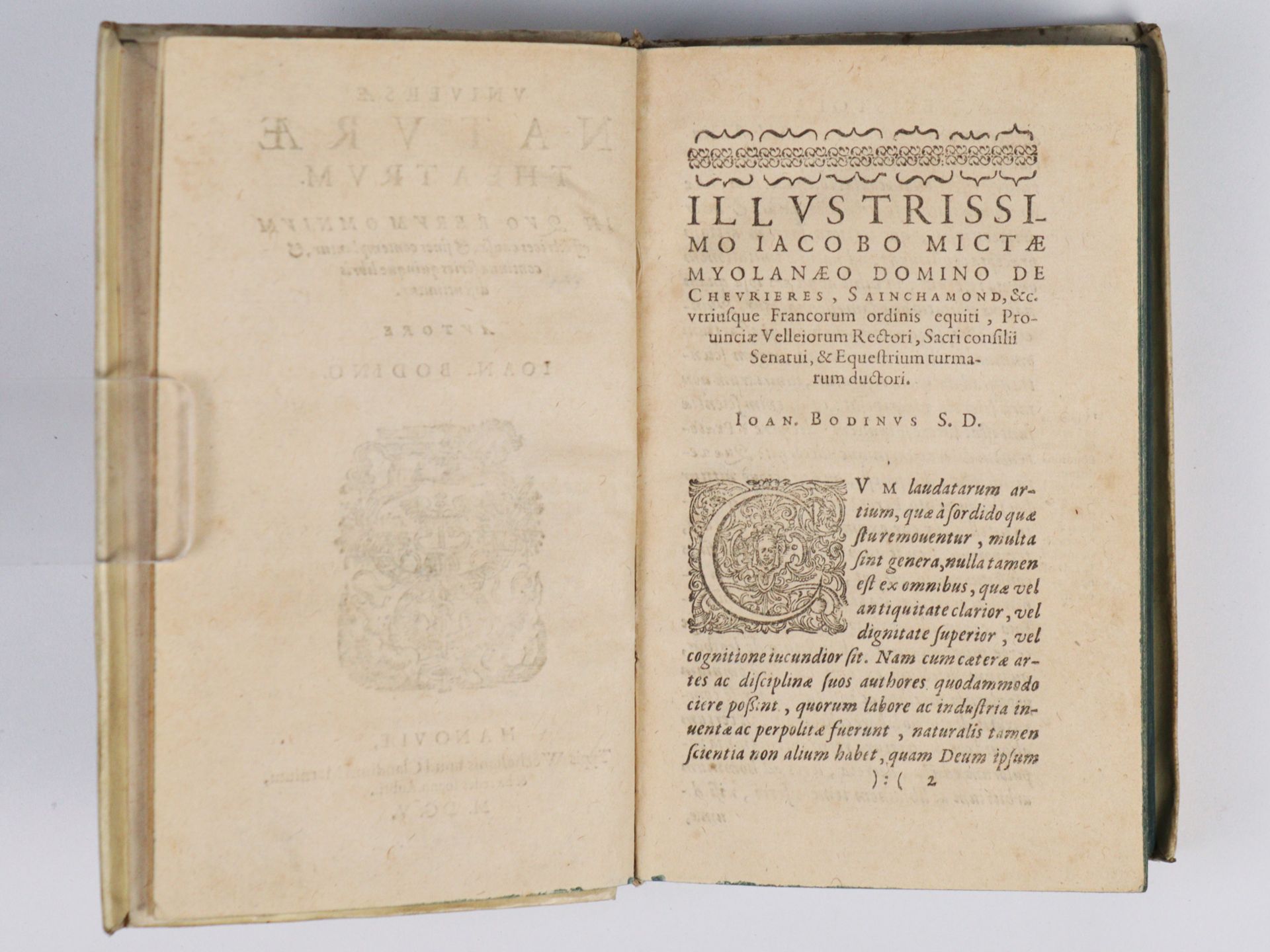 Bodino, Ioan - Universae Naturae (1605) - Bild 6 aus 8
