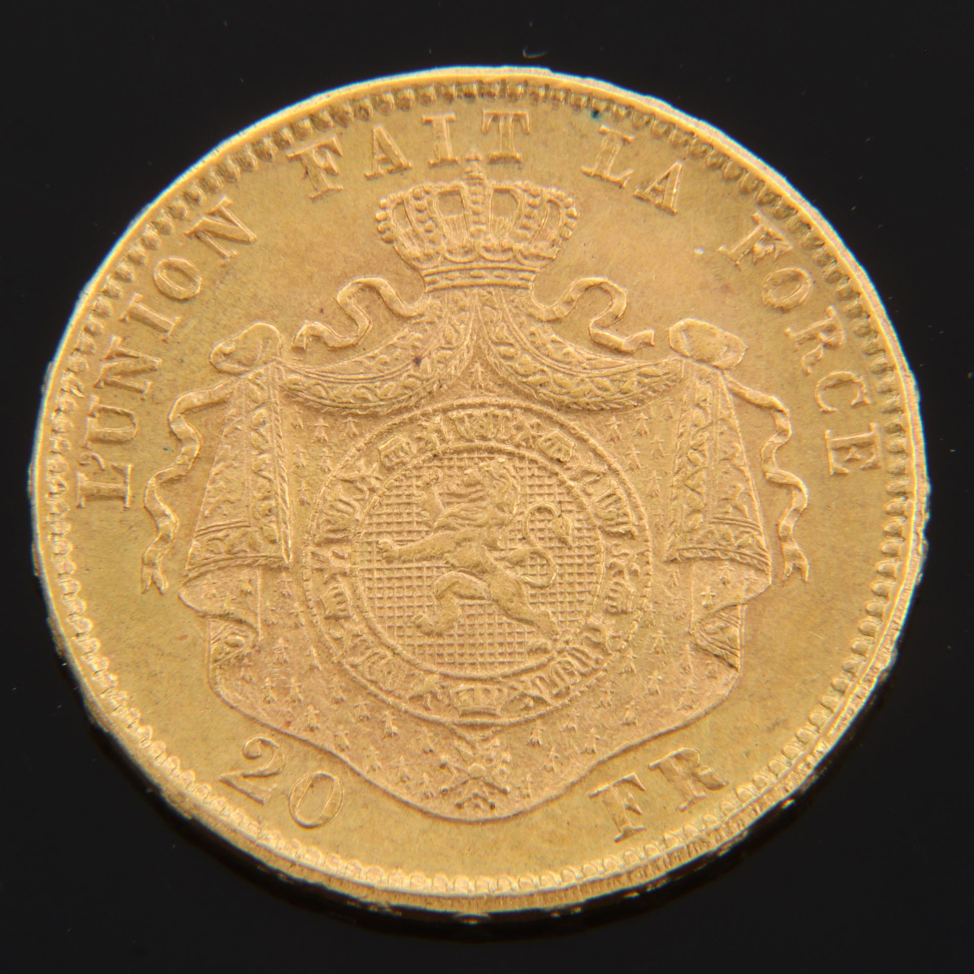 Goldmünze - 20 Francs - Bild 2 aus 2