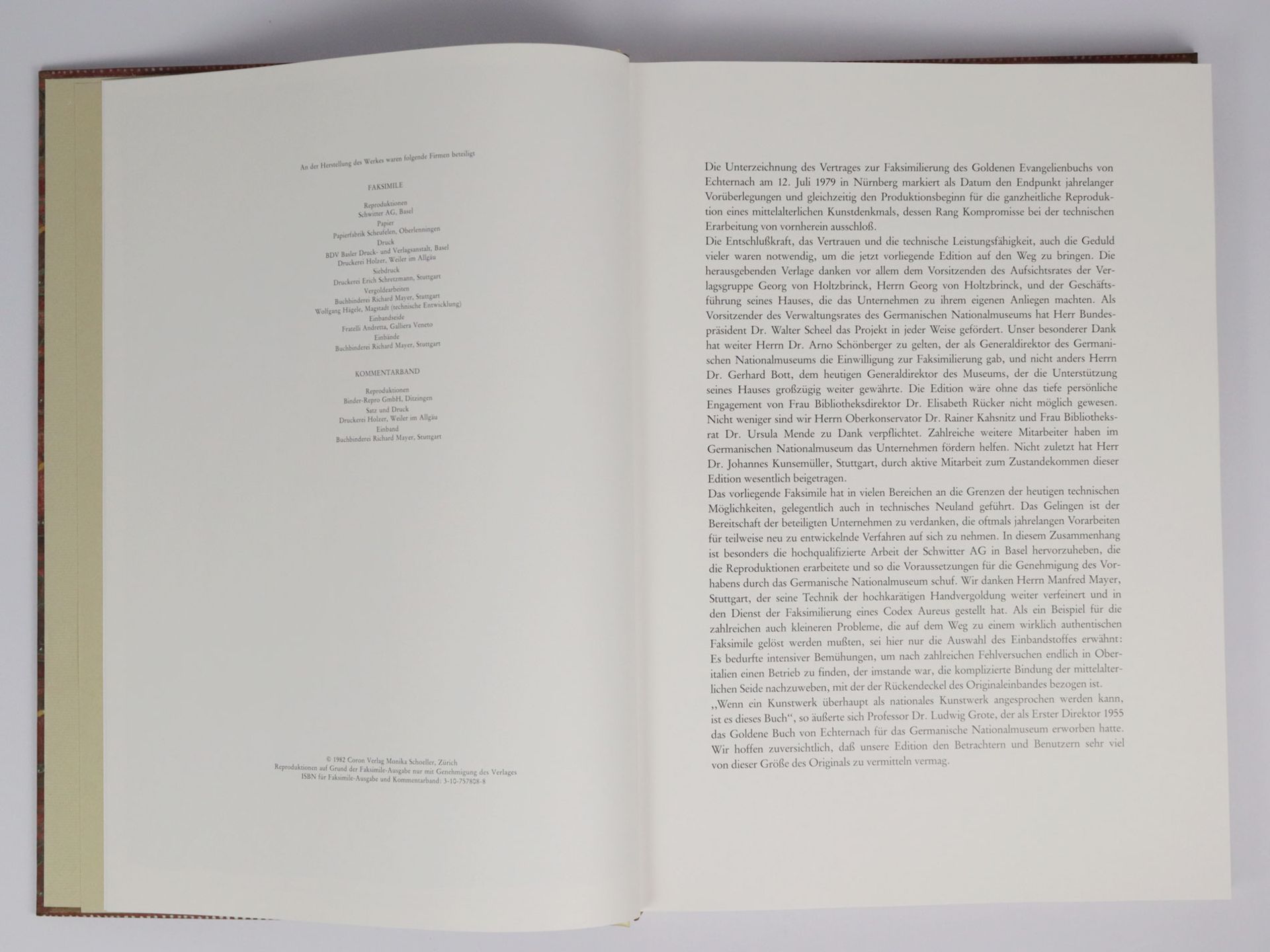 Das Goldene Evangelienbuch von Echternach, mit Unterlagen u. Rechnung - Image 10 of 22
