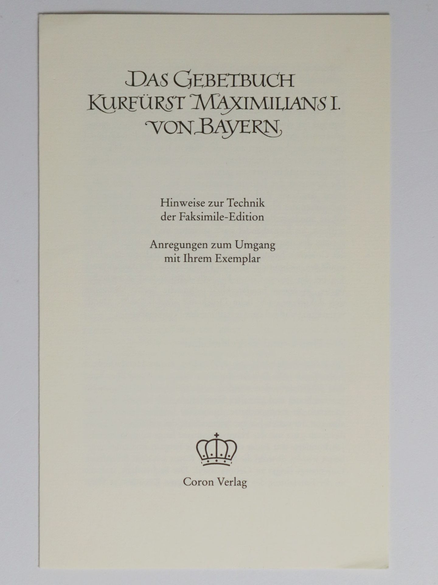 Das Gebetbuch Kurfürst Maximilians I. von Bayern, m. Originalrechnung - Image 21 of 26