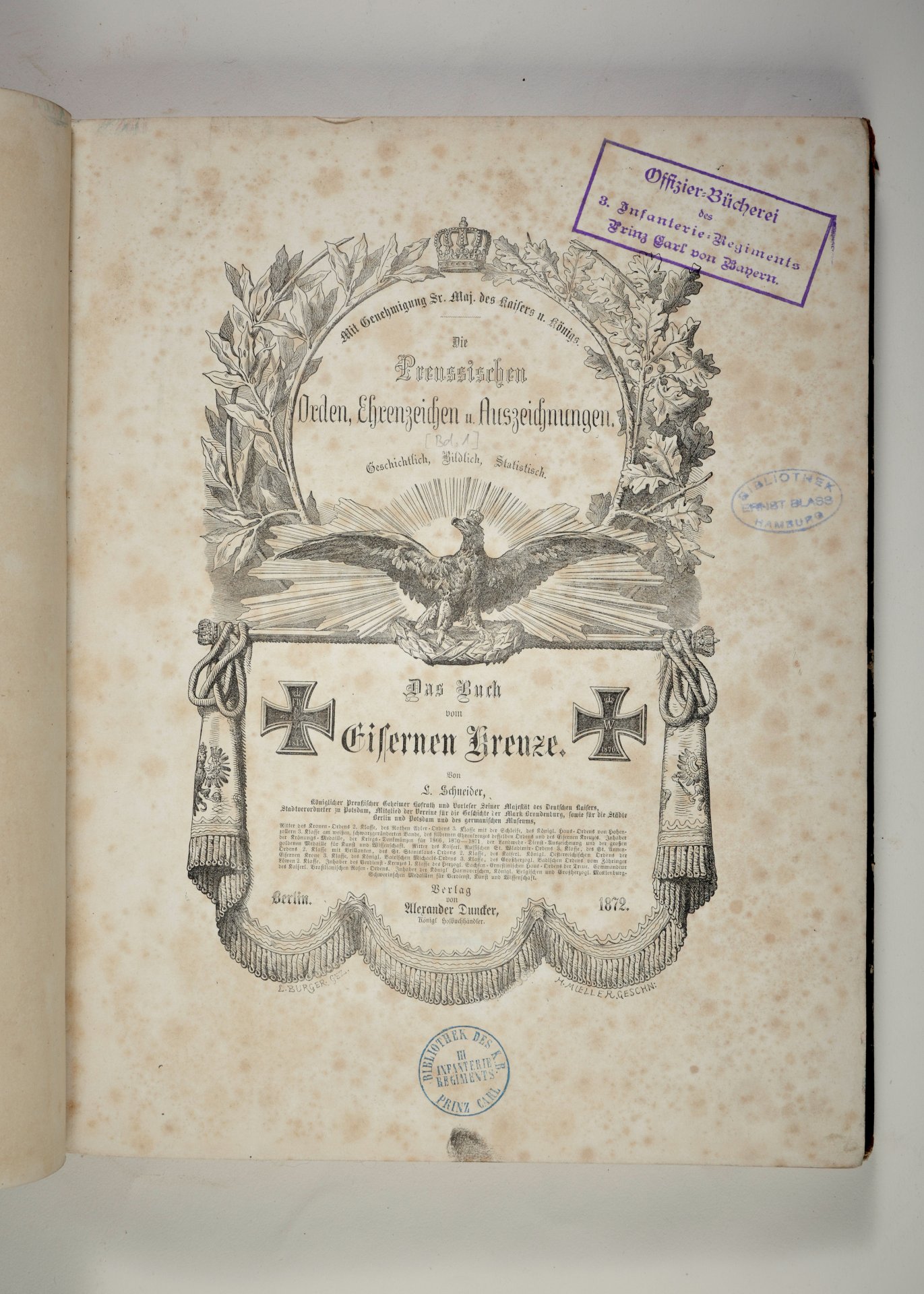 Preußen : L. Schneider - Das Buch vom Eisernen Kreuz. - Image 2 of 2