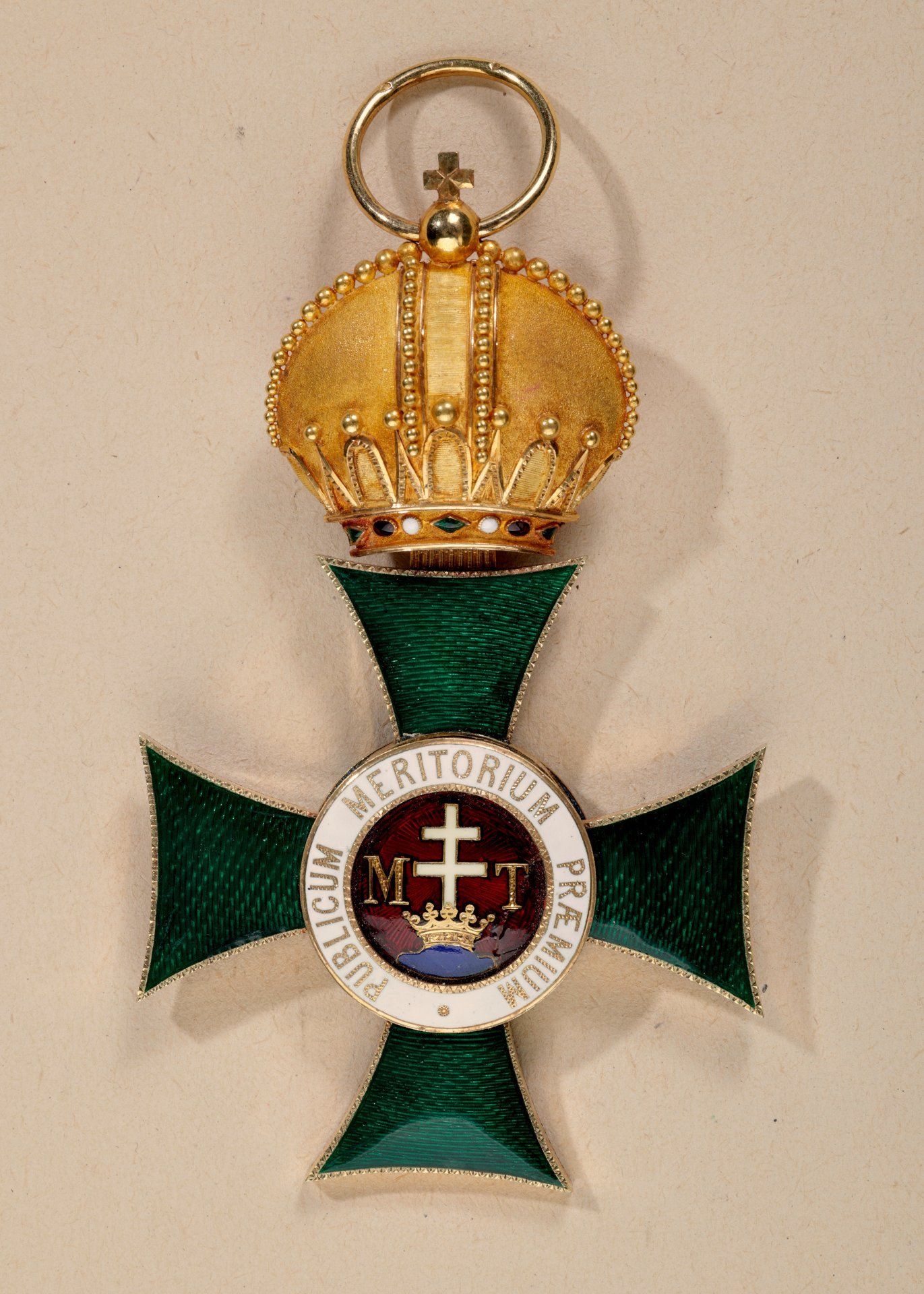 Schwarzburg Rudolstadt : Fürstlich Schwarzburgisches Ehrenkreuz: Ehrenkreuz 1. Klasse mit Krone,... - Bild 19 aus 23