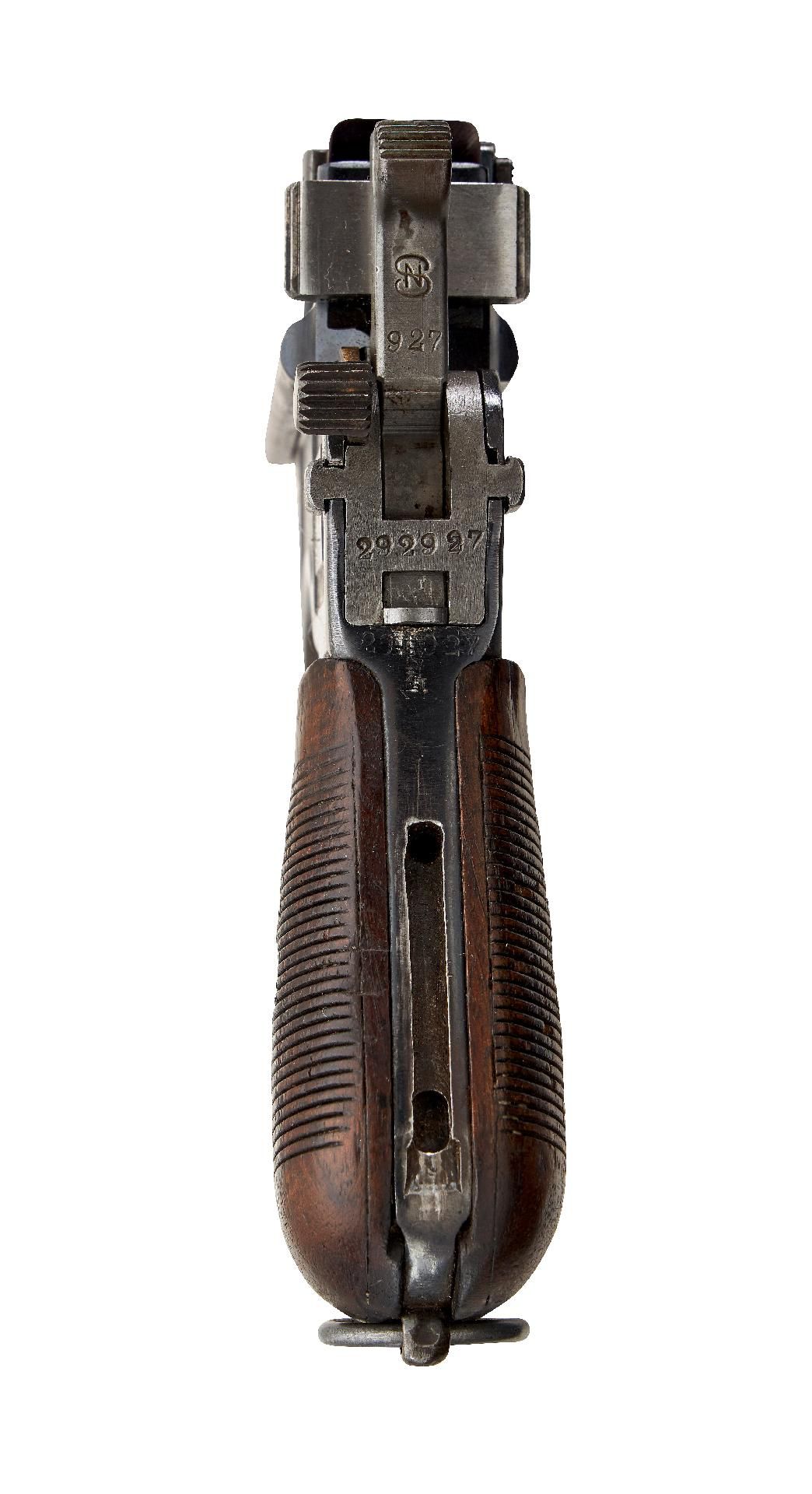 Erlaubnispflichtige Waffen : Halbautomatische Pistole Mod.: C 96 Ausführung 1912 Herst.: Waffenf... - Bild 4 aus 4