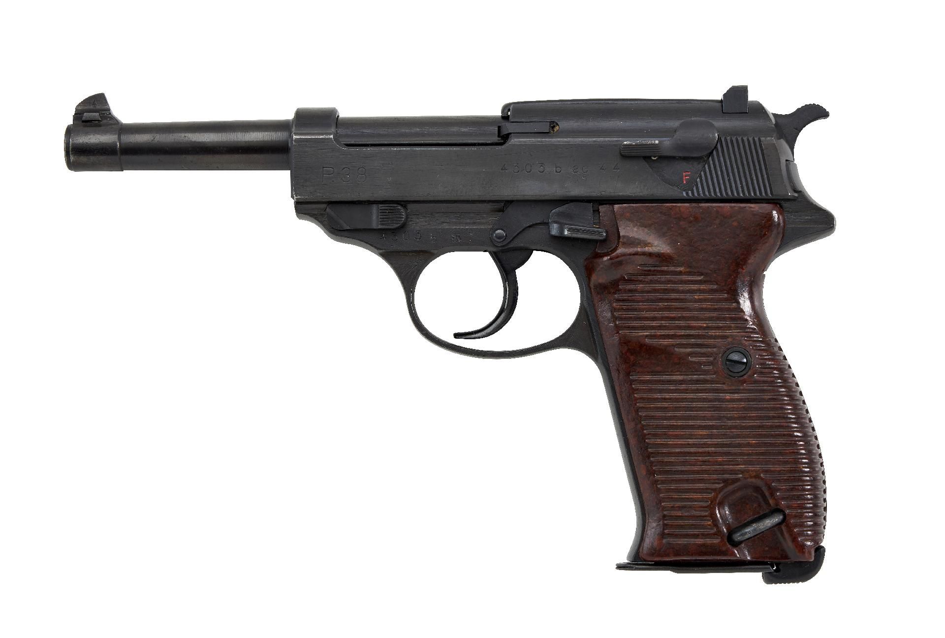 Erlaubnispflichtige Waffen : Pistole P 38 ac 44 nrgl. S.Nr. 4303 b Kal.: 9mm Luger - Bild 2 aus 3