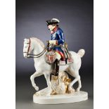 Führende Persönlichkeiten des 3.Reiches : KPM - Reiterfigur Friedrich des Großen: Geschenk des d...