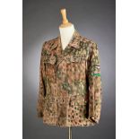 Waffen SS : Waffen - SS Feldbluse in Erbstarnmuster.