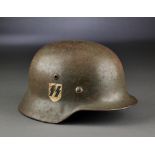 Waffen SS : Stahlhelm M 35 der SS - Verfügungstruppe, bzw. der Waffen - SS.