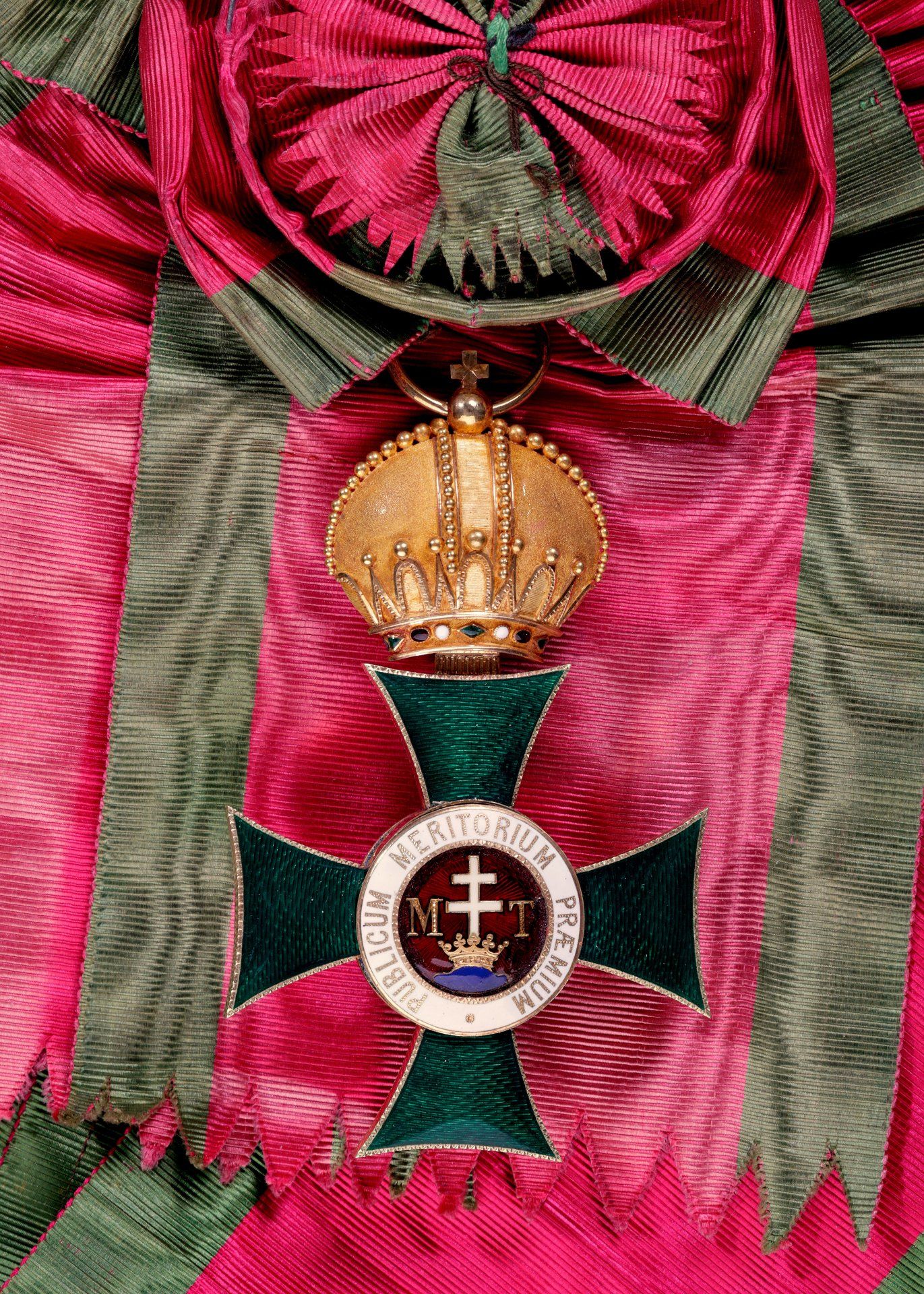 Schwarzburg Rudolstadt : Fürstlich Schwarzburgisches Ehrenkreuz: Ehrenkreuz 1. Klasse mit Krone,... - Bild 15 aus 23