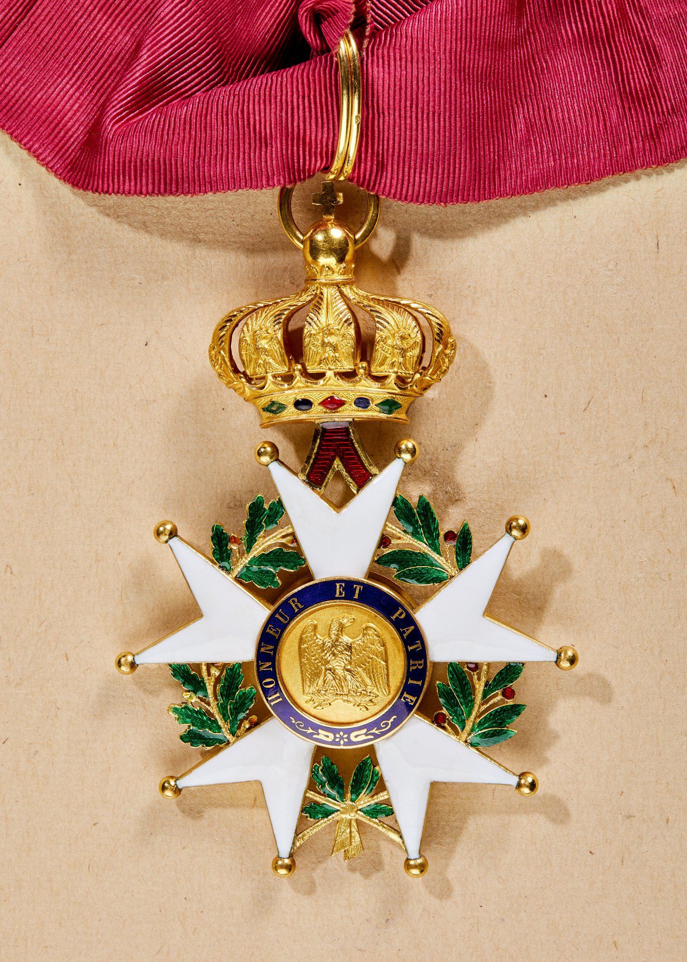 Frankreich : Orden der Ehrenlegion - Kommandeurkreuz 2. Kaiserreich (1852-70). - Bild 2 aus 2