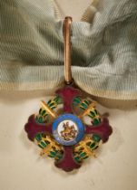 Königreich beider Sizilien : Orden St. Georgs der Wiedervereinigung - Kommandeurkreuz verliehen ...